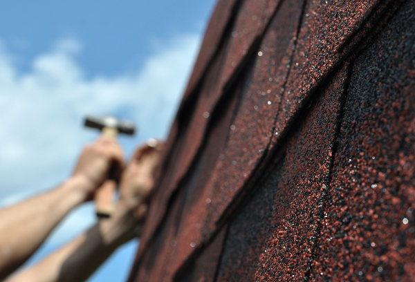 shingle roof install